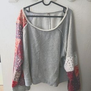 Patchwork Free People Sweater